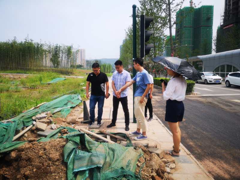 臨港公司開展在建重點工程巡檢工作